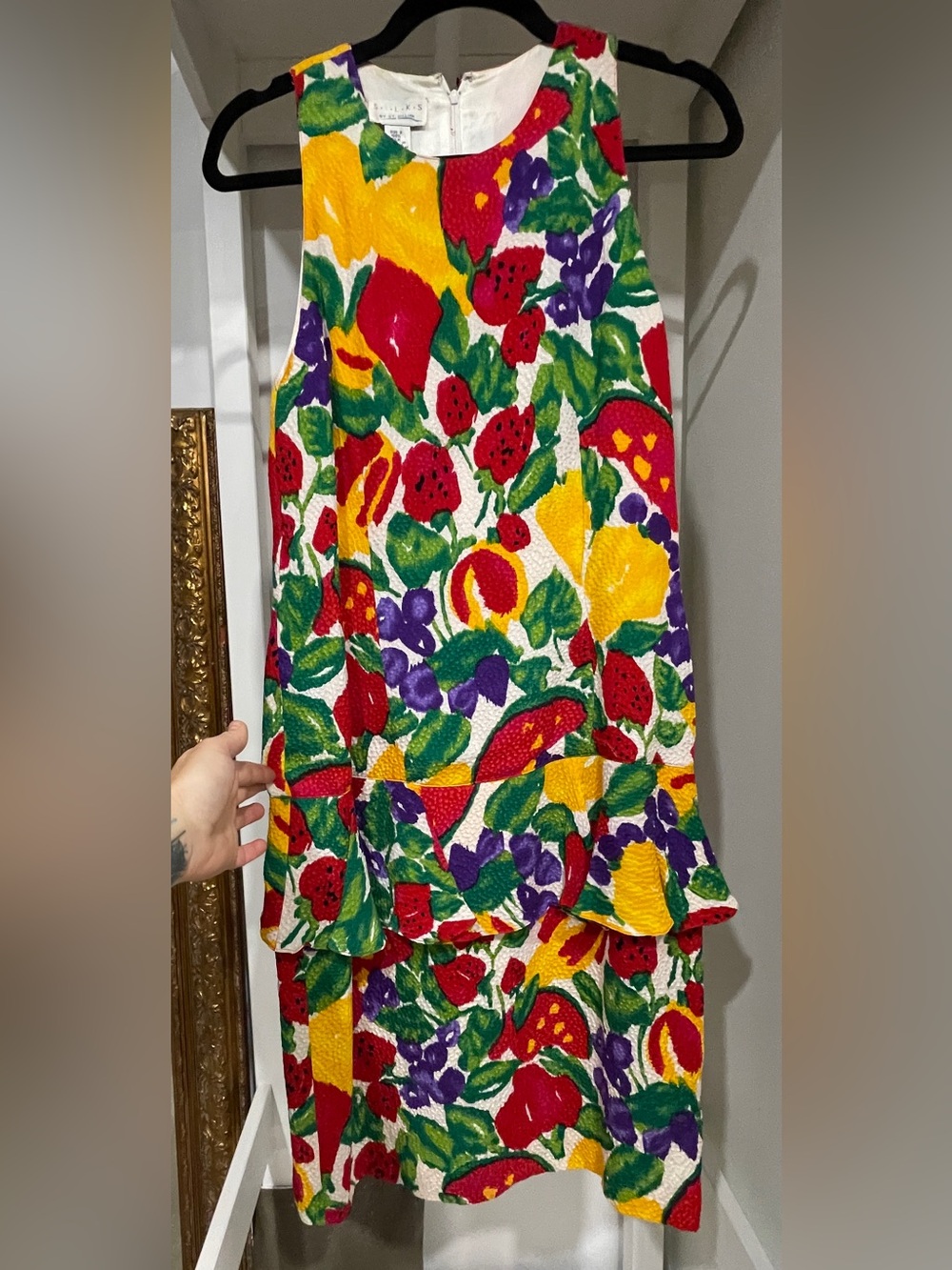 Vintage SILKS by St. Gillian Silk Fruit Dress, 8